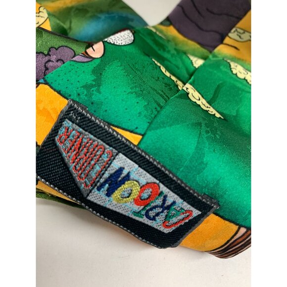 Cartoon Corner Tom Jerry Sylvester Golf TIe Mens Necktie Neck Multicolor - Picture 3 of 3